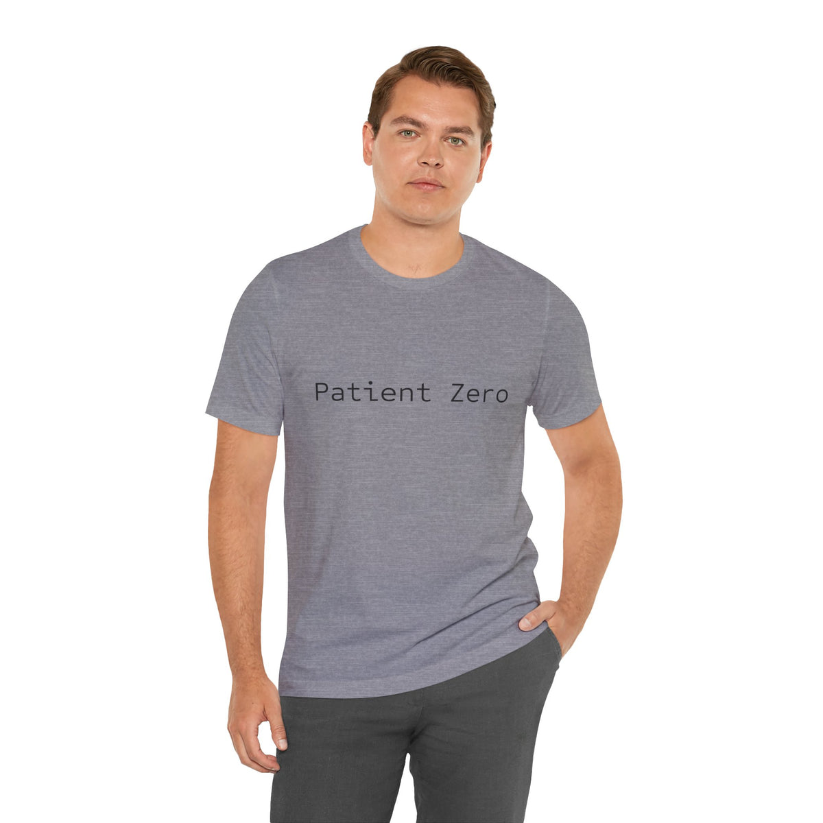 Patient Zero T-Shirt — Minimalist Text Tee