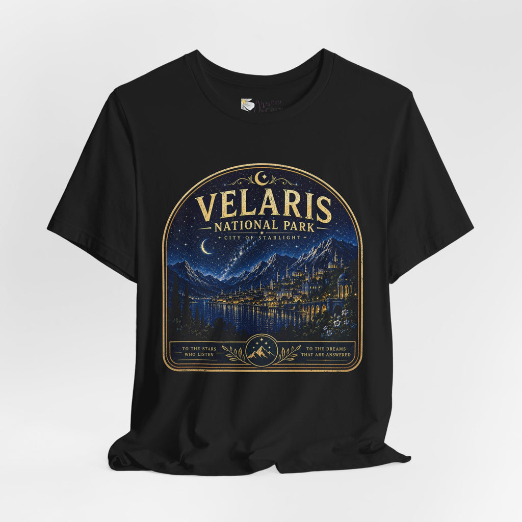 Velaris National Park Tee — Nighttime Cityscape Graphic Shirt