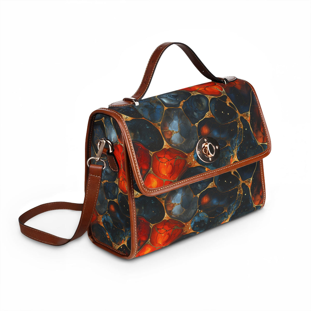 Abstract Gemstone Canvas Bag