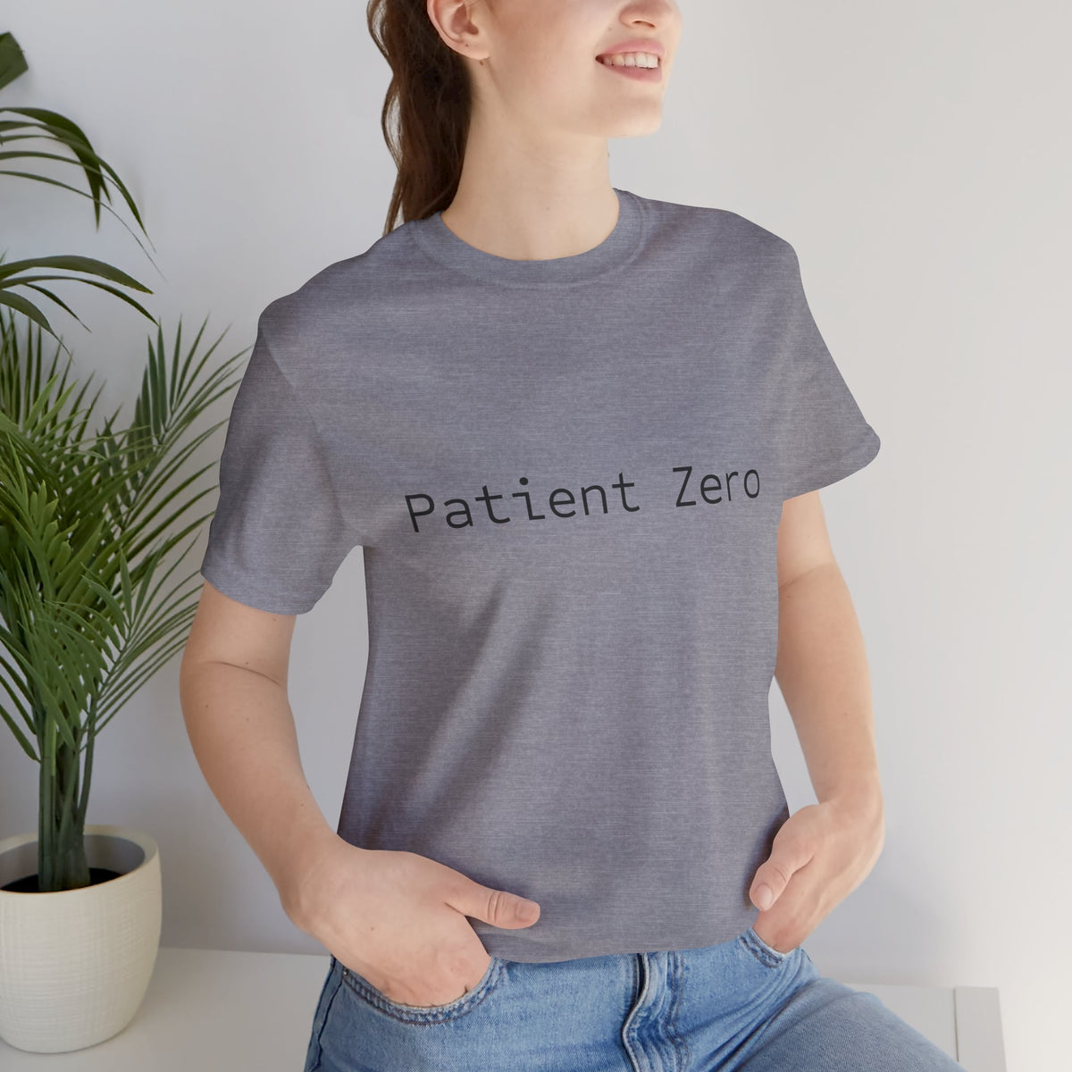 Patient Zero T-Shirt — Minimalist Text Tee