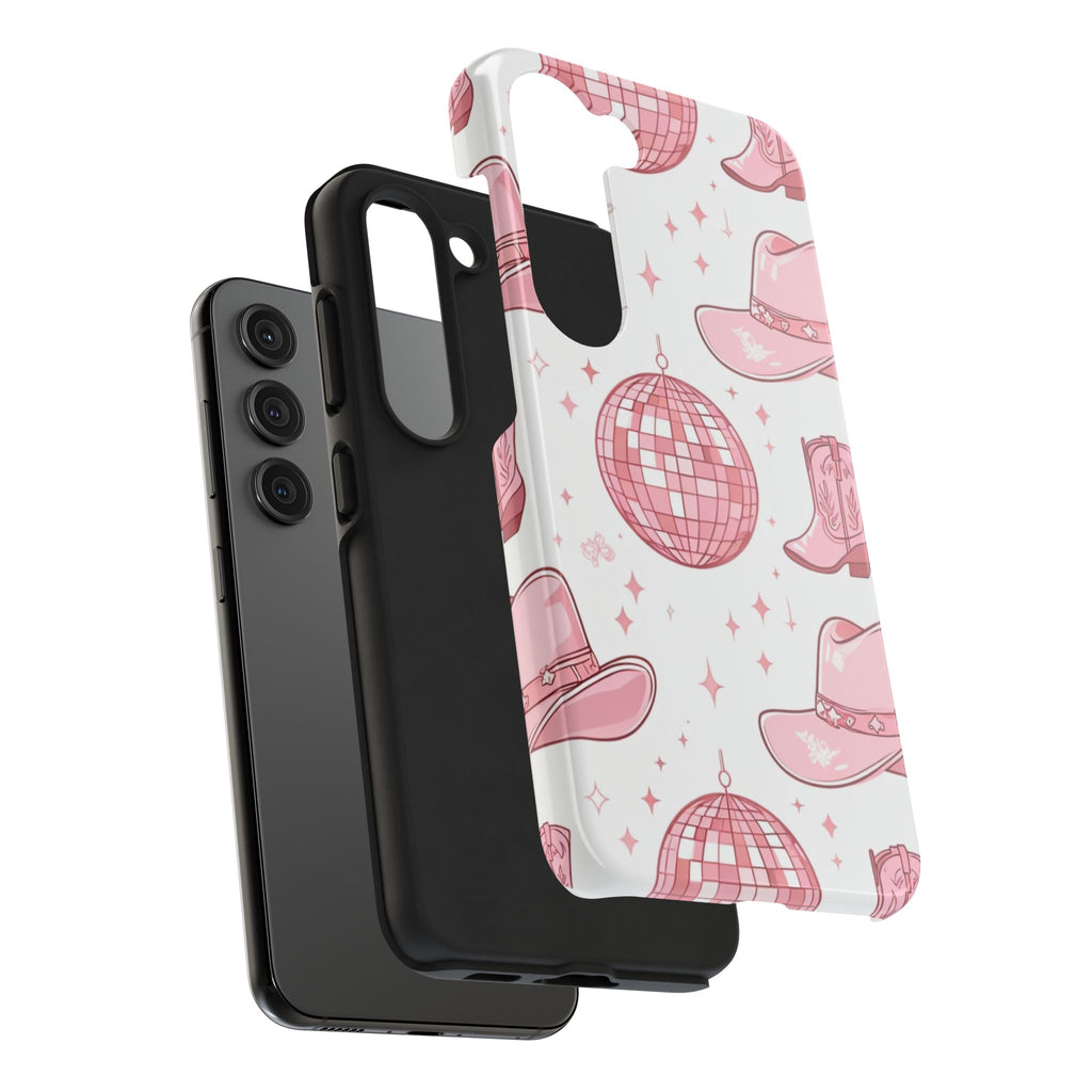 Pink Cowgirl Disco Phone Case