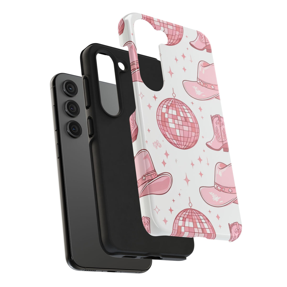 Pink Cowgirl Disco Phone Case