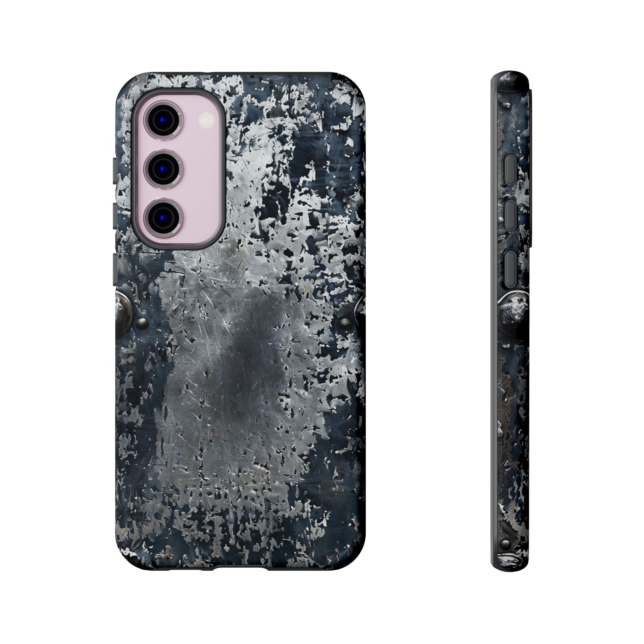 Rugged Rusted Metal Phone Case — Industrial Distressed Armor for iPhone