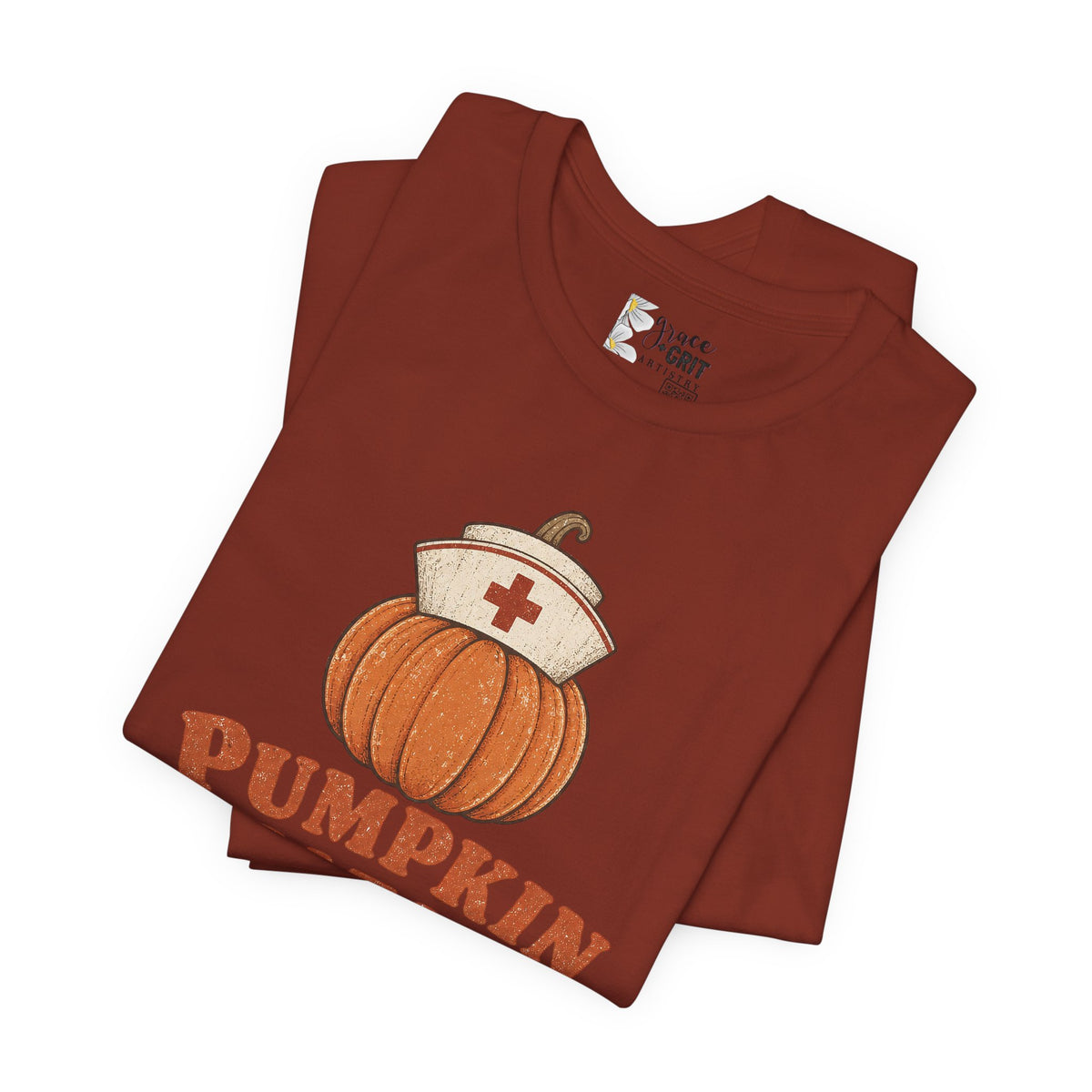 Pumpkin Patch Nurse T-Shirt — Fall Halloween Nurse Tee