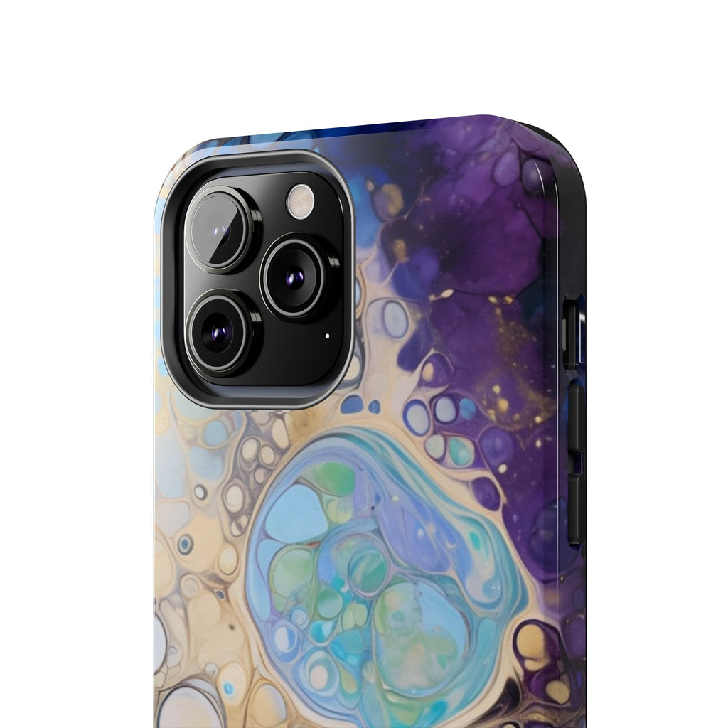 Abstract Ocean Bubble Tough Phone Case