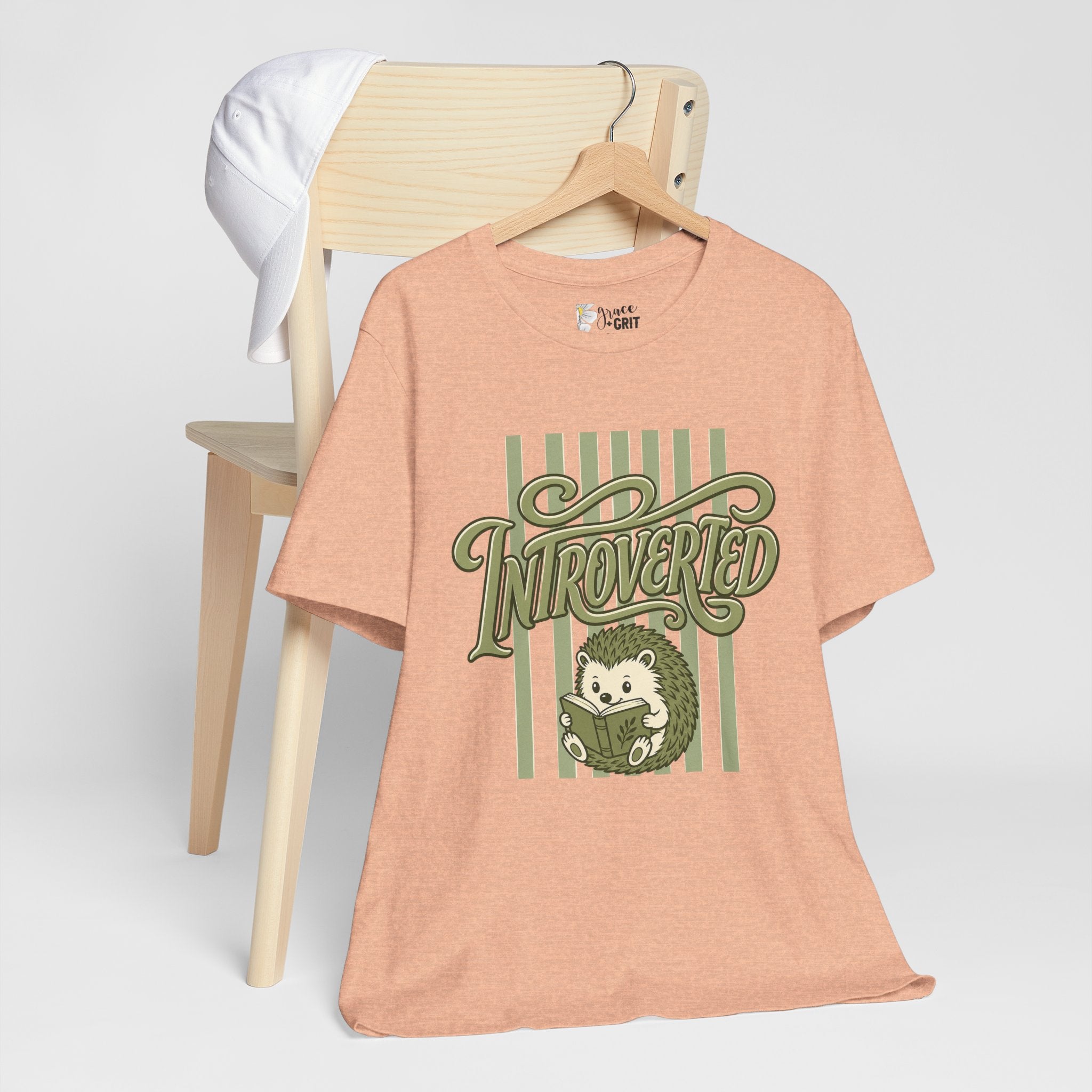Introverted Hedgehog Tee — Cute Introvert Shirt