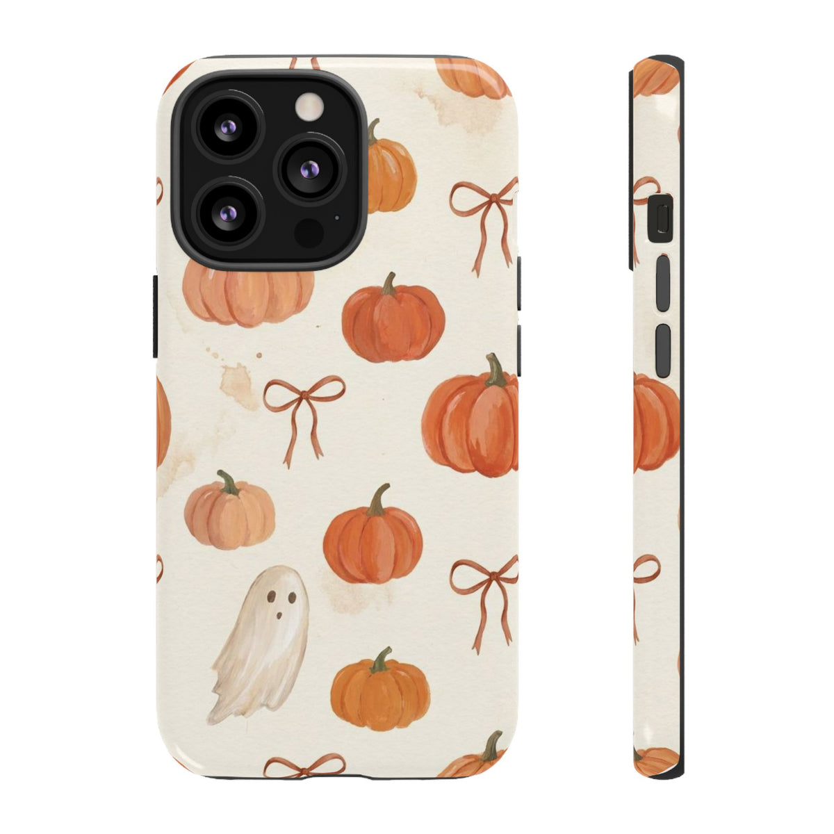 Autumn Pumpkin Ghost Tough Phone Case