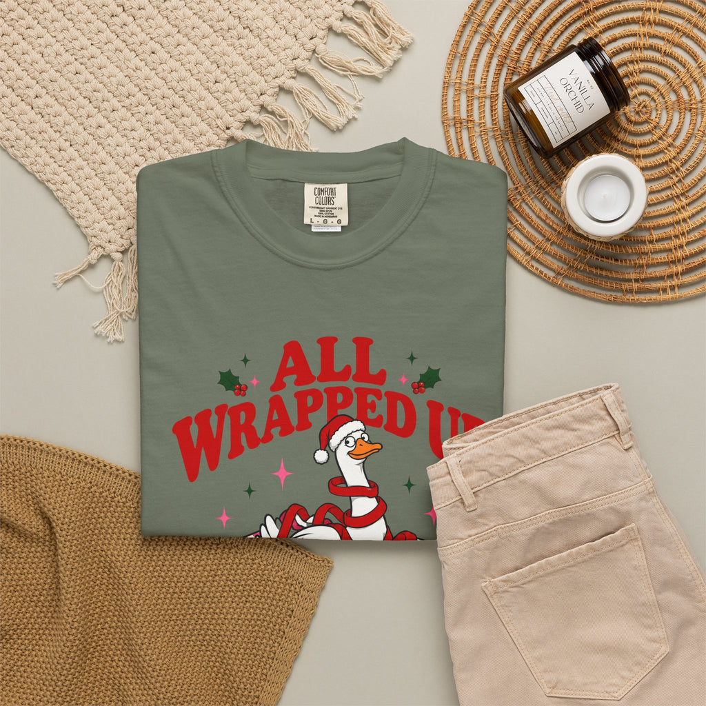 All Wrapped Up in Nonsense Christmas T-Shirt