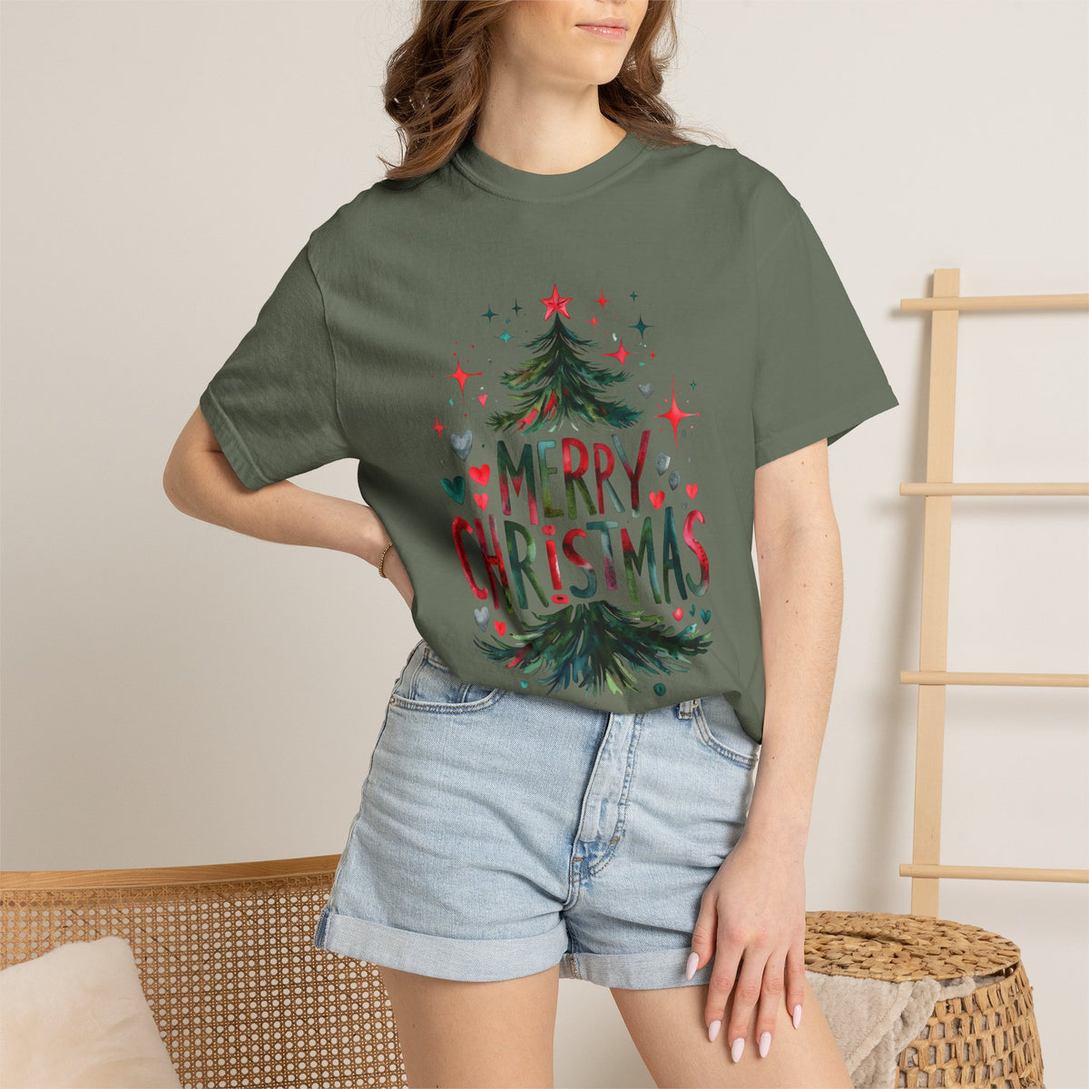 Merry Christmas Christmas Tree T-Shirt