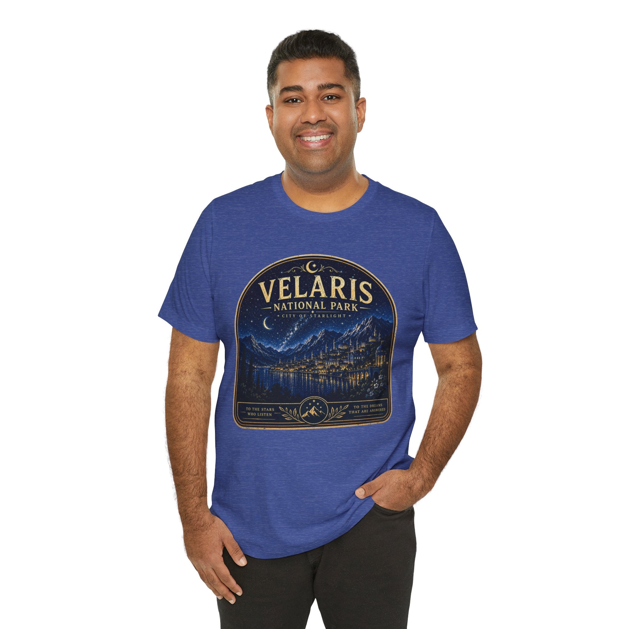 Velaris National Park Tee — Nighttime Cityscape Graphic Shirt
