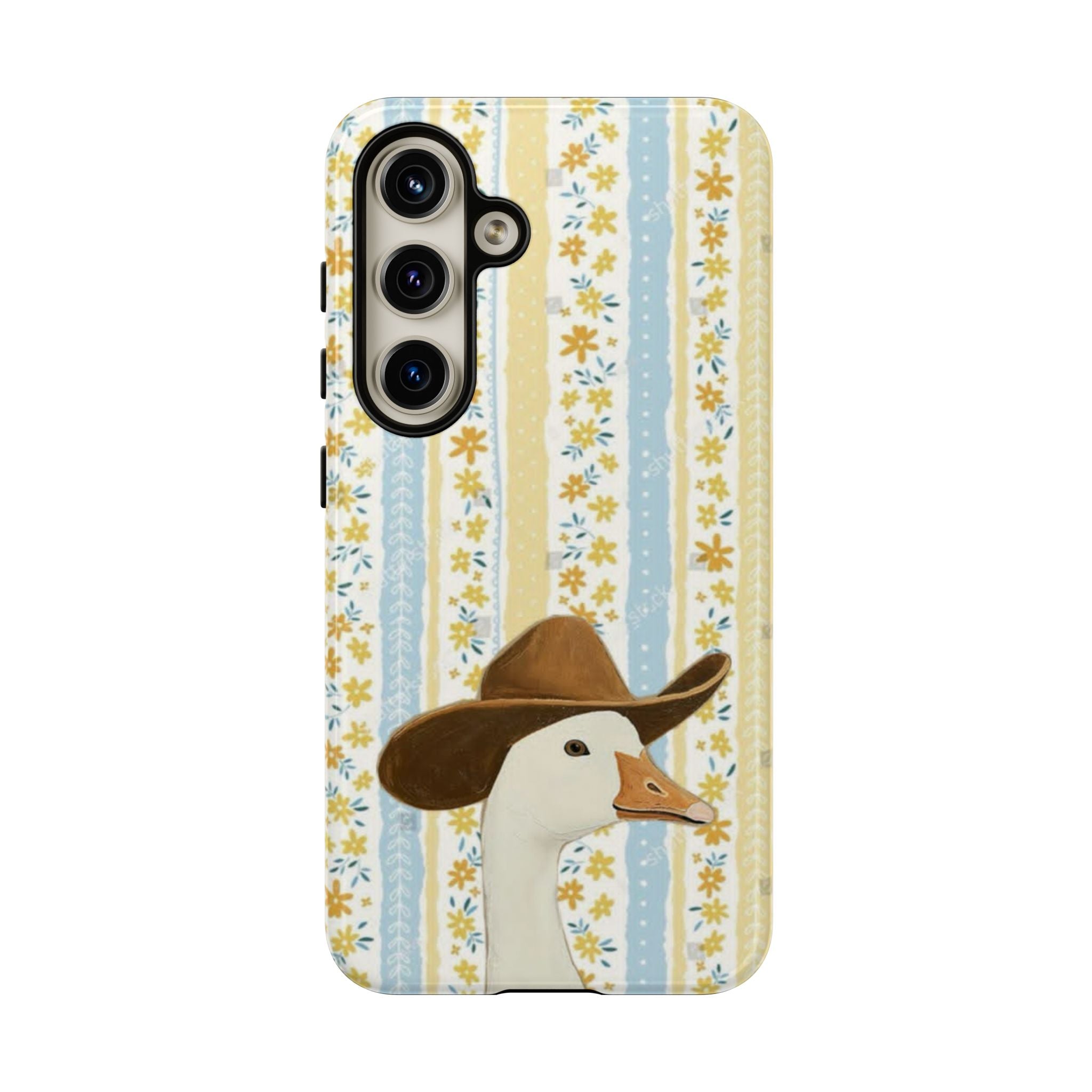 Goose Cowboy Phone Case – Cute Country Floral iPhone Cover