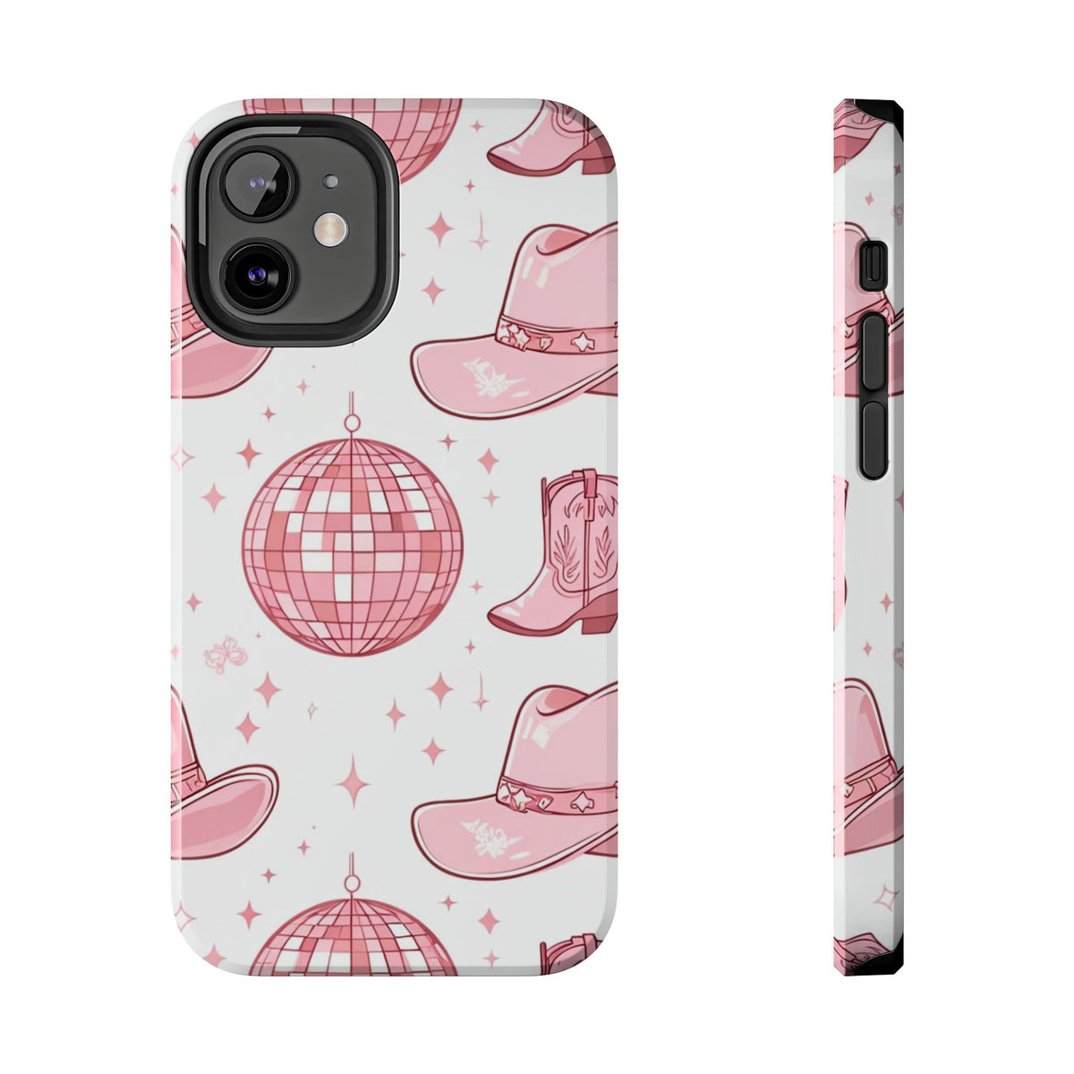 Pink Cowgirl Disco Phone Case