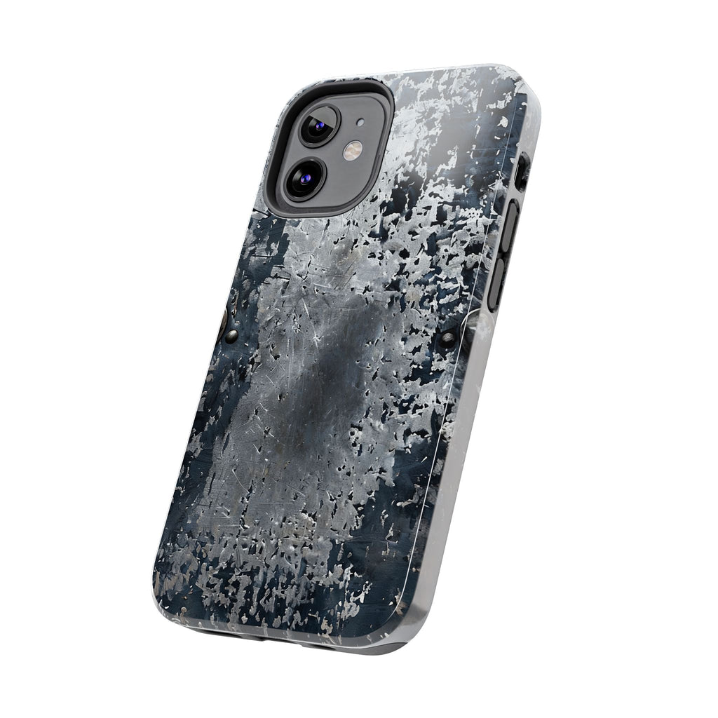 Rugged Distressed Metal Phone Case — Industrial Grunge iPhone Cover