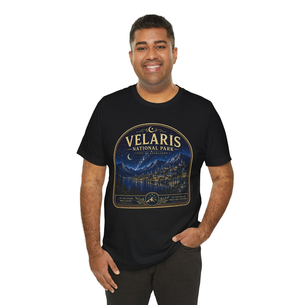 Velaris National Park Tee — Nighttime Cityscape Graphic Shirt