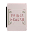 Personalized 'Frieda Readah' Kindle Case – Cross-Stitch Booklover Cover