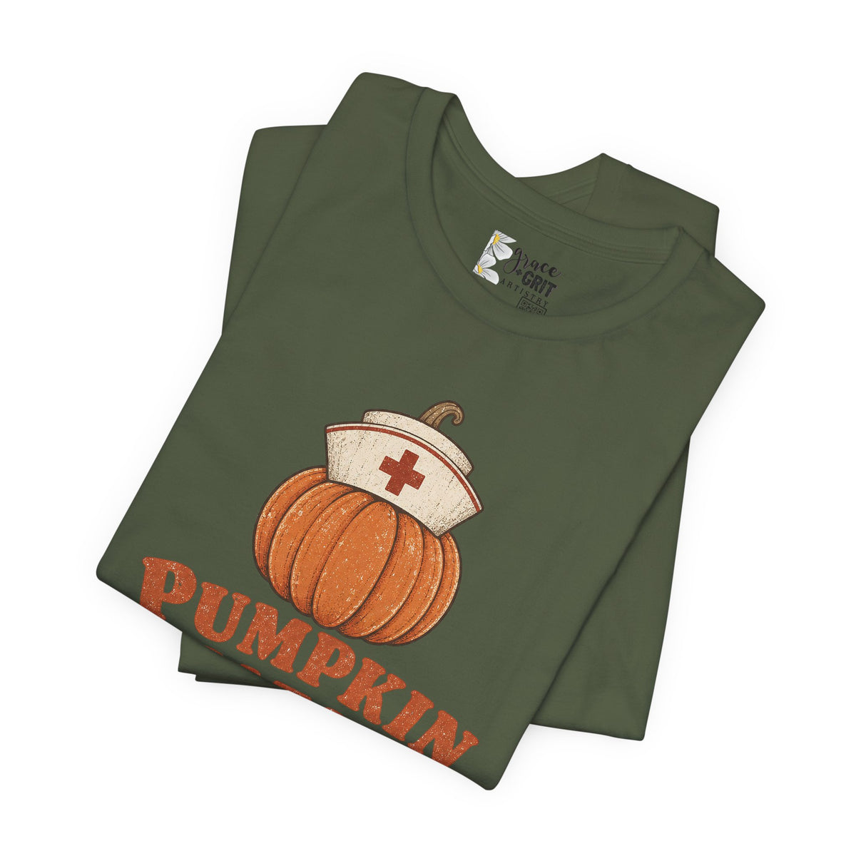 Pumpkin Patch Nurse T-Shirt — Fall Halloween Nurse Tee