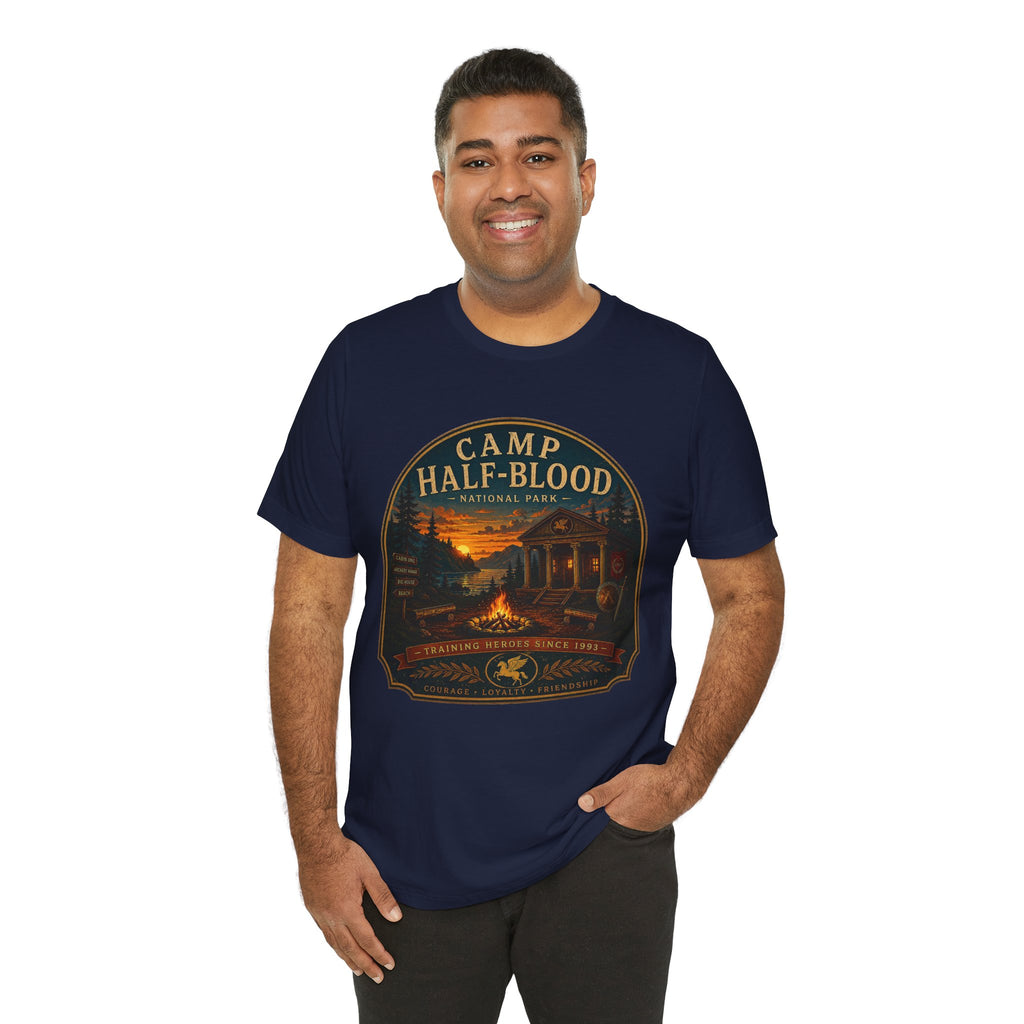 Camp Half-Blood Graphic Tee — Vintage National Park Percy Jackson Shirt