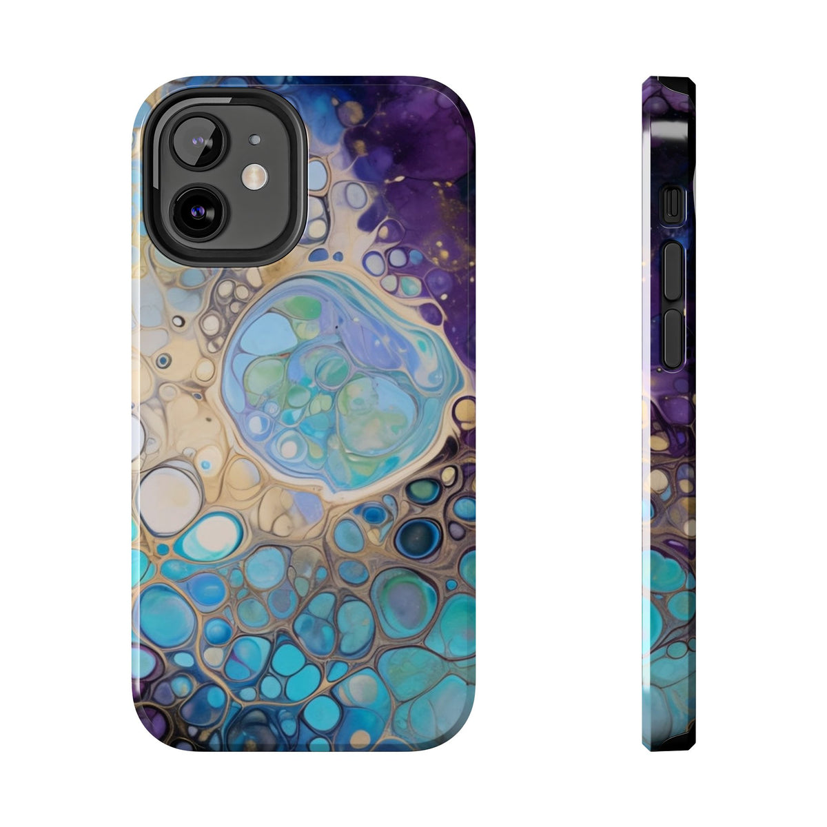 Abstract Ocean Bubble Tough Phone Case