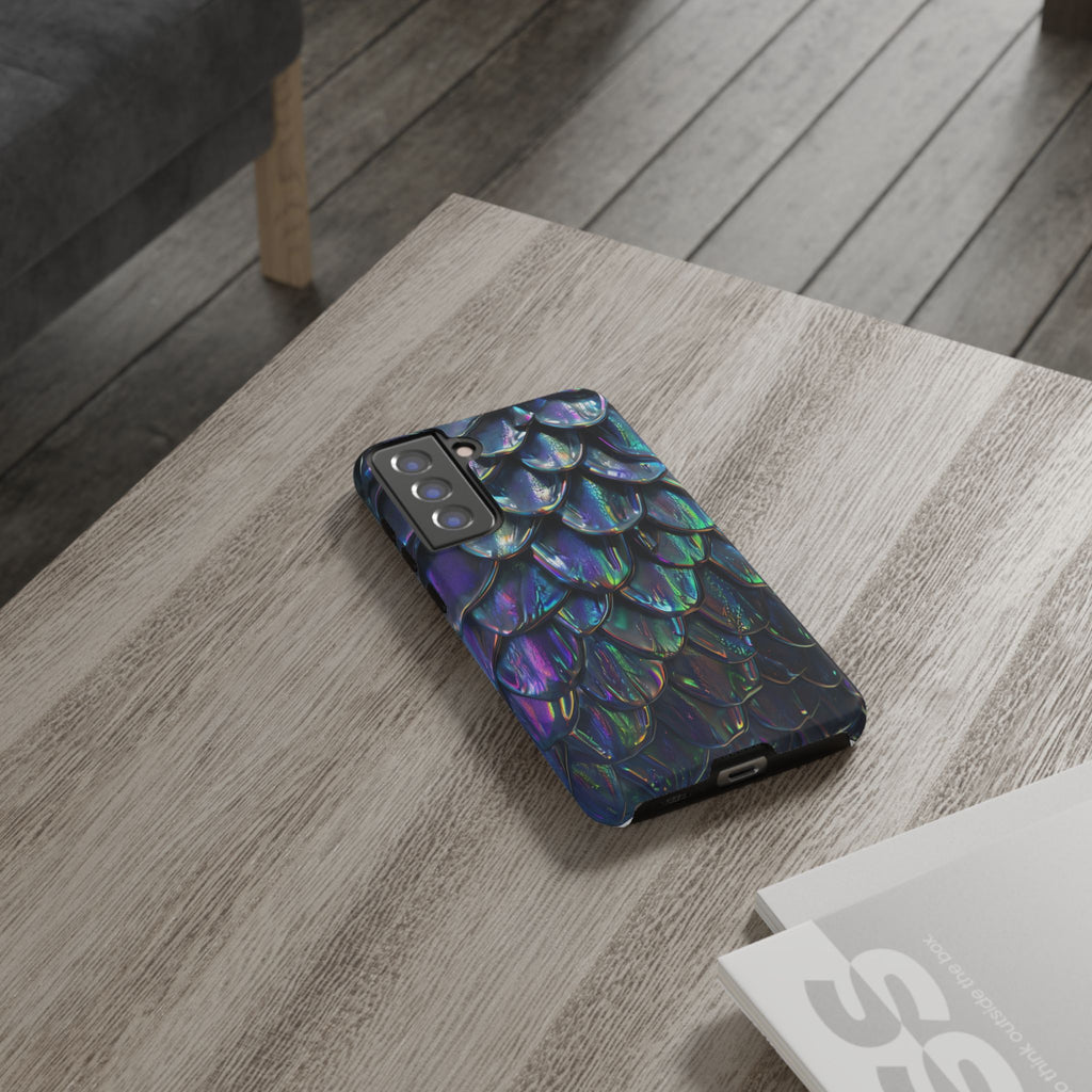 Dragon Scale Phone Case — Iridescent Dragon Scale Tough Case