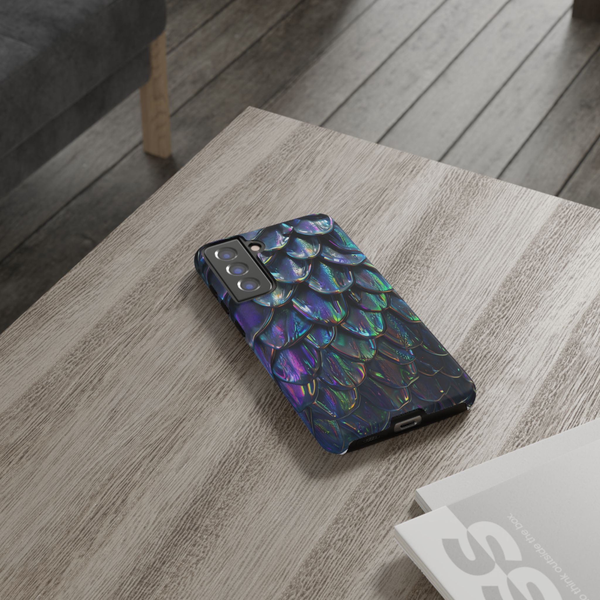 Dragon Scale Phone Case — Iridescent Dragon Scale Tough Case