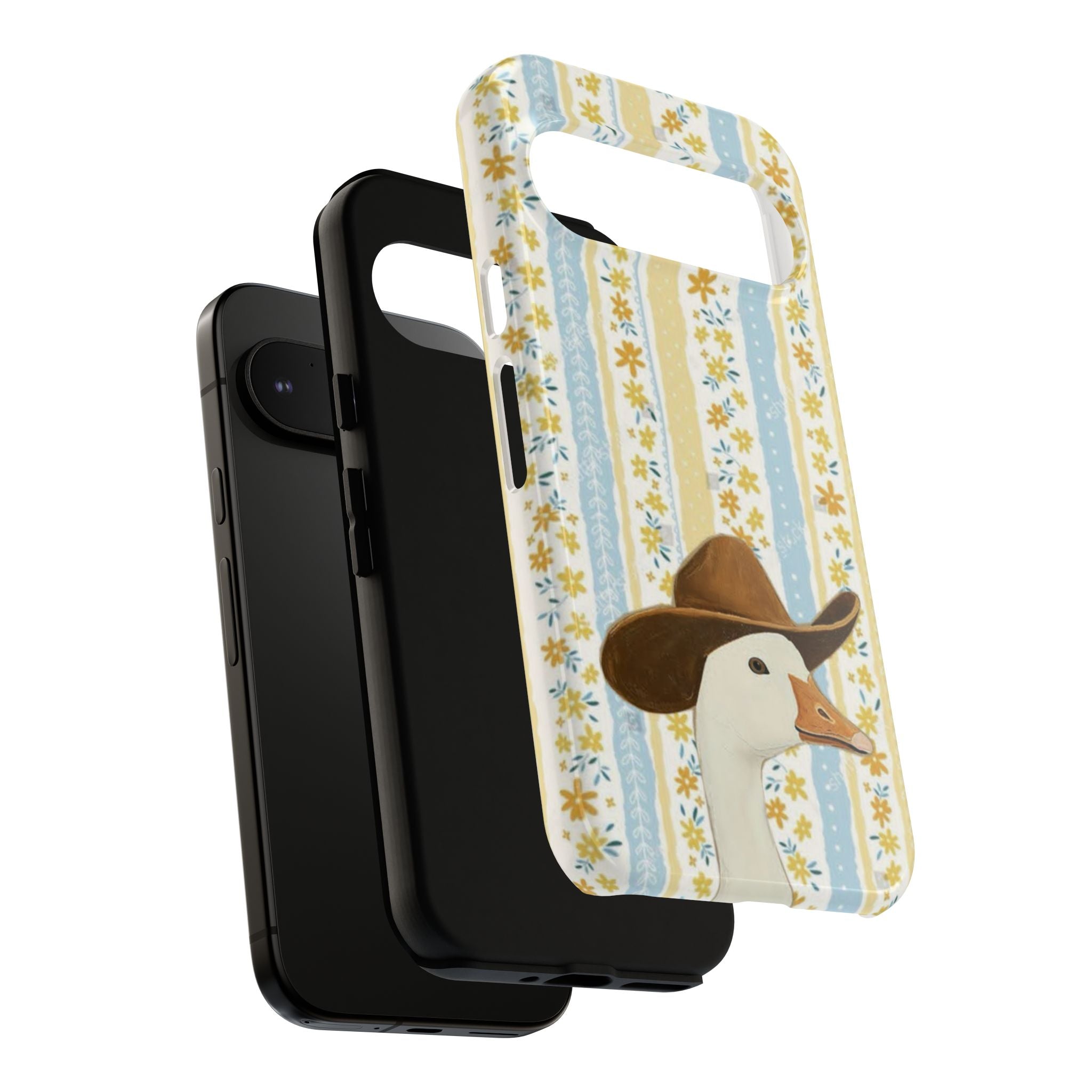 Goose Cowboy Phone Case – Cute Country Floral iPhone Cover