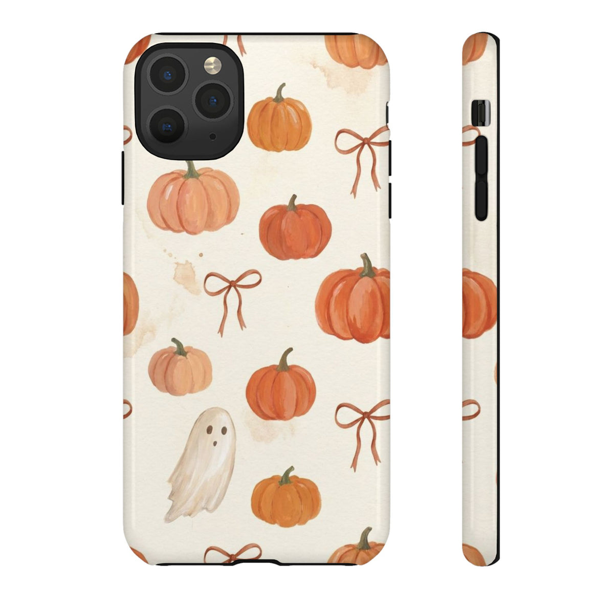 Autumn Pumpkin Ghost Tough Phone Case