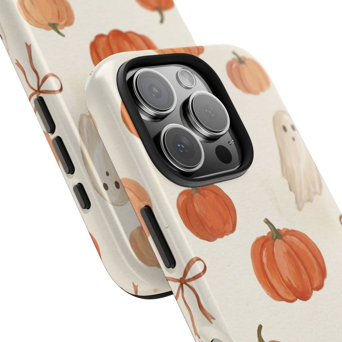 Pumpkin Ghost Phone Case – Cute Halloween Fall Pattern