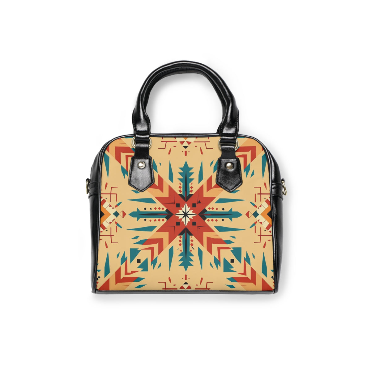 Southwestern Geometric Pattern Shoulder Handbag