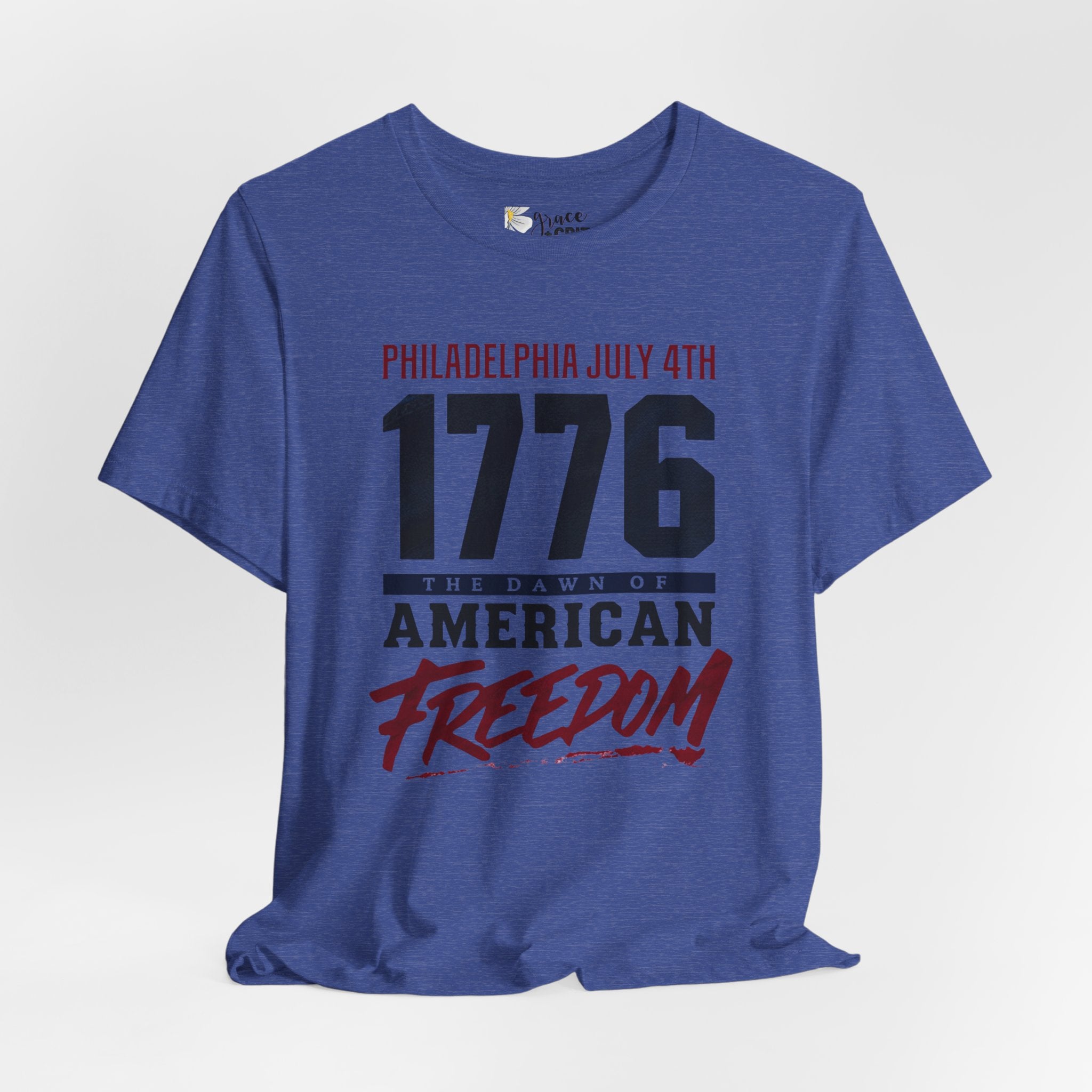 1776 American Freedom Tee — Philadelphia July 4th Patriotic T-Shirt