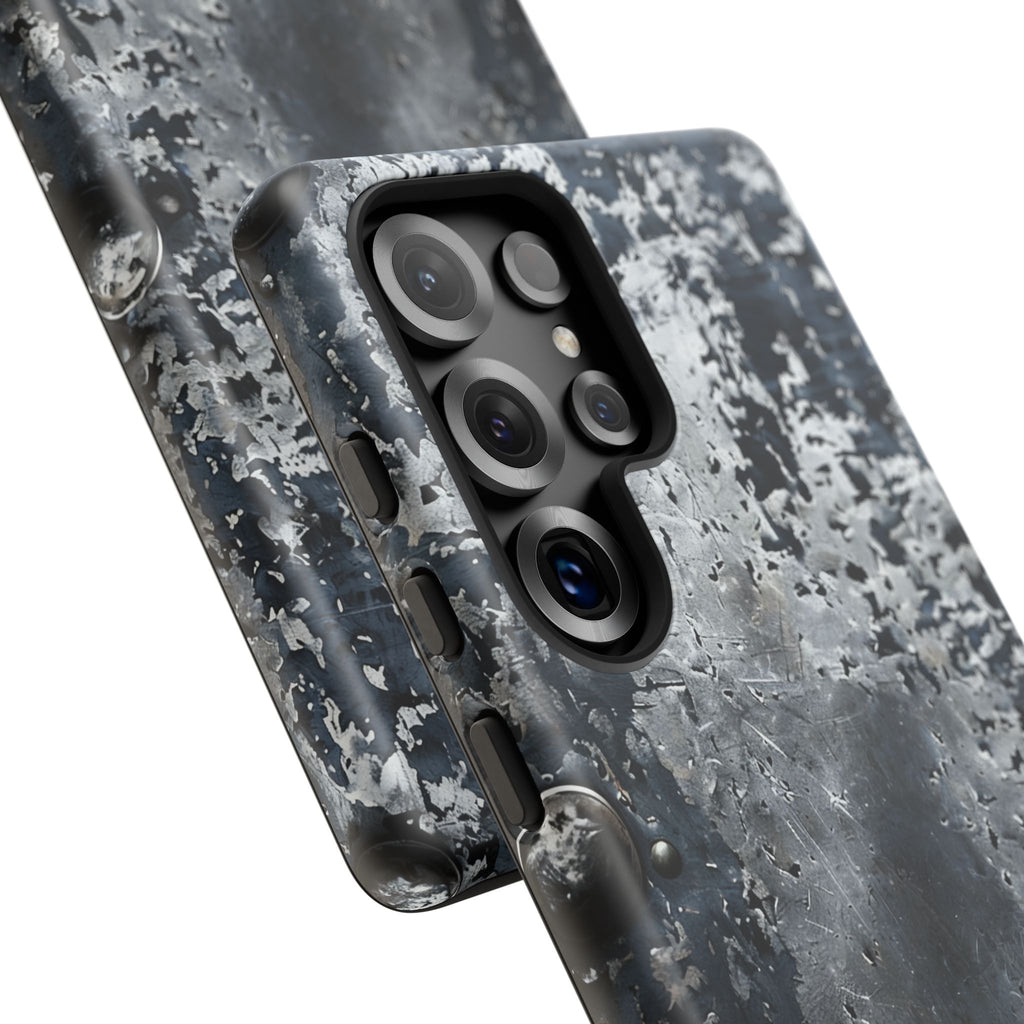 Rugged Rusted Metal Phone Case — Industrial Distressed Armor for iPhone
