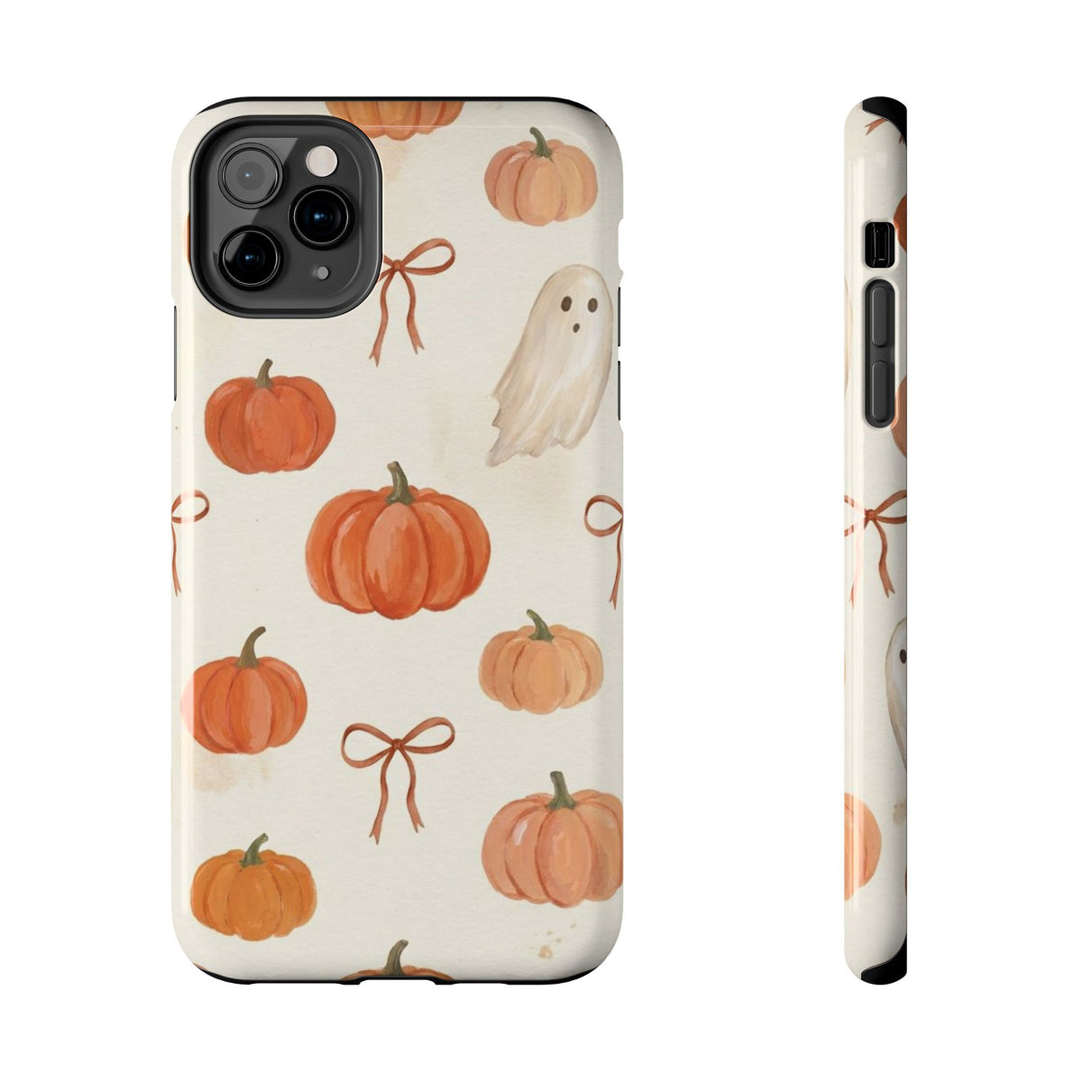 Pumpkin Ghost Phone Case – Cute Halloween Fall Pattern