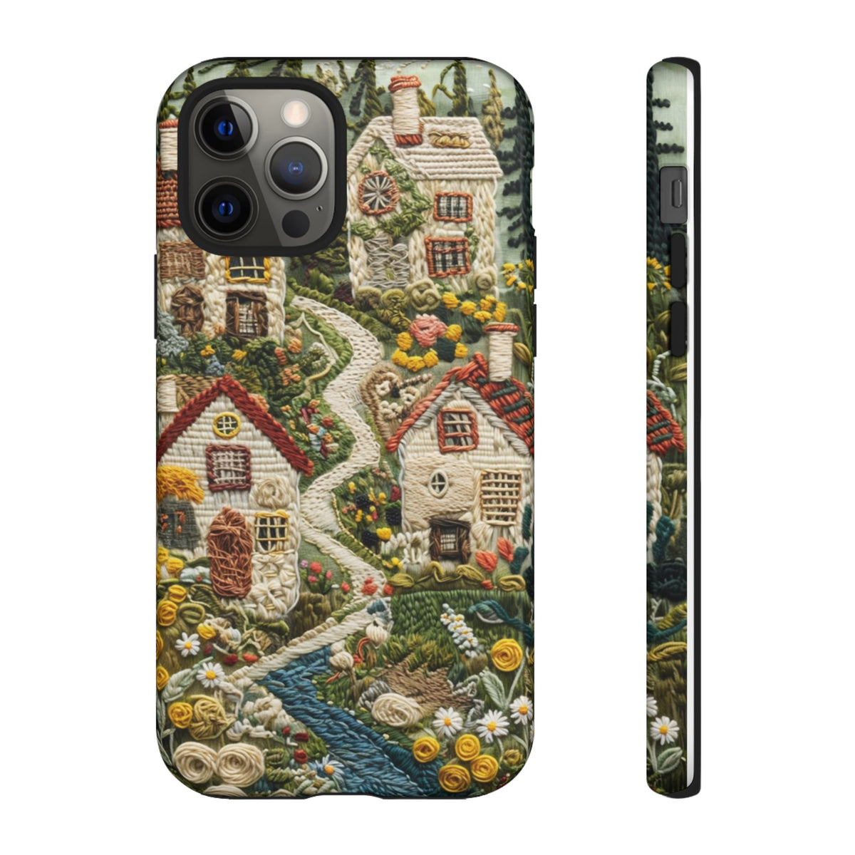 Cottagecore Garden Village Phone Case