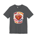 We Learn To Live With The Pain Heart Graphic Tee | Mental Health Awareness Shirt