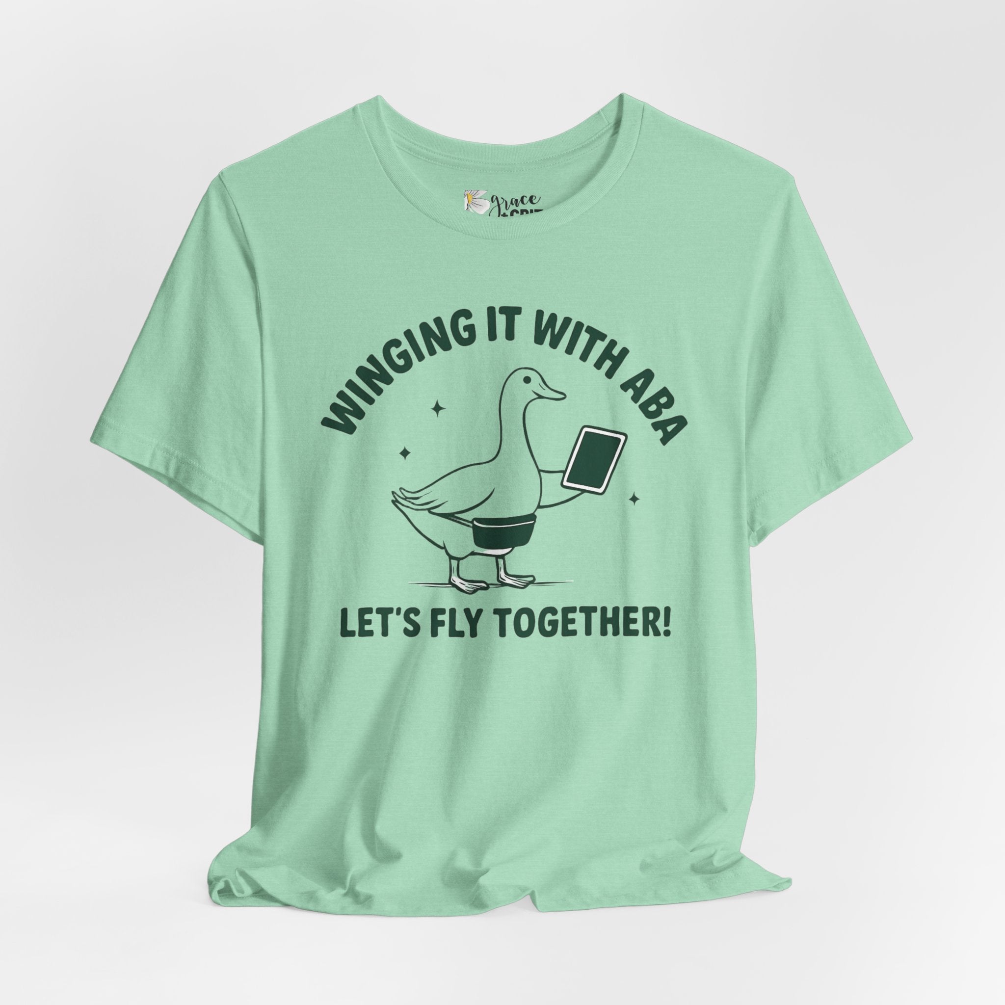 Winging It With ABA Goose Tee | Let's Fly Together T-Shirt
