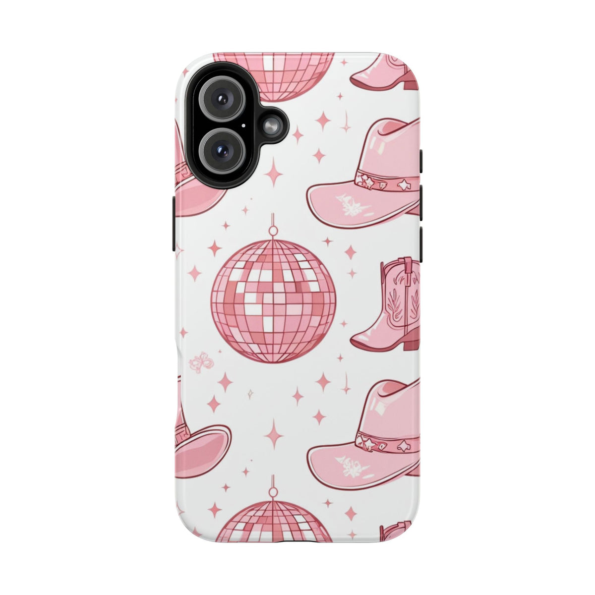 Pink Cowgirl Disco Phone Case
