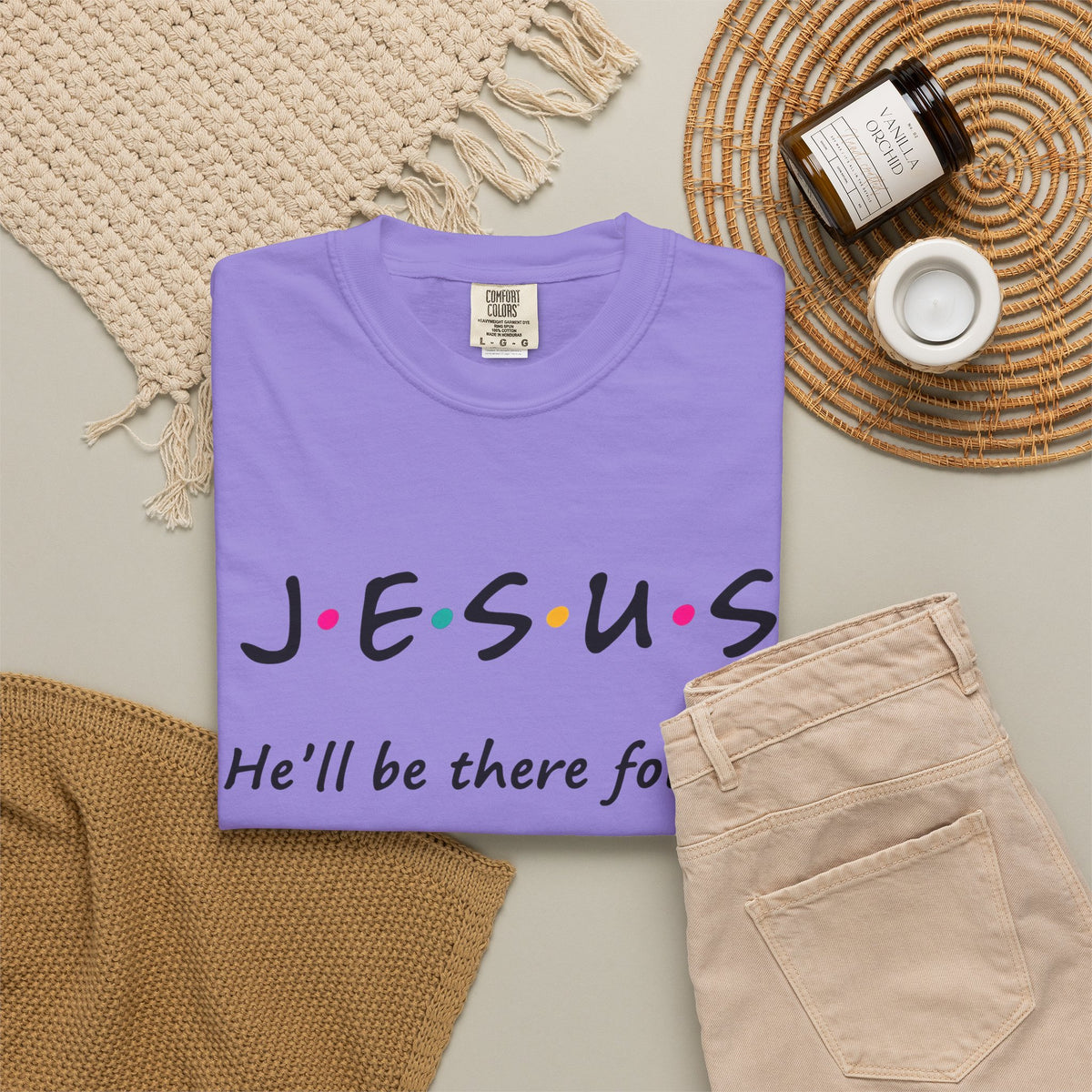 Jesus He’ll Be There for You Christian T-Shirt