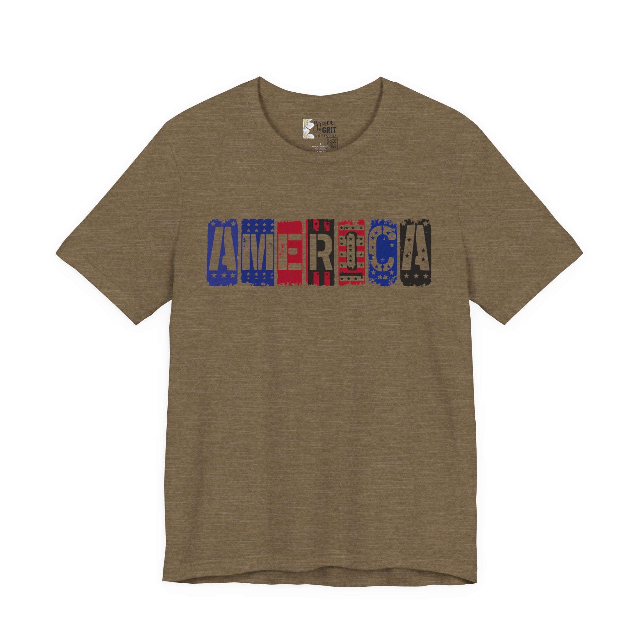 America Vintage Flag Tee — Patriotic 4th of July T‑Shirt