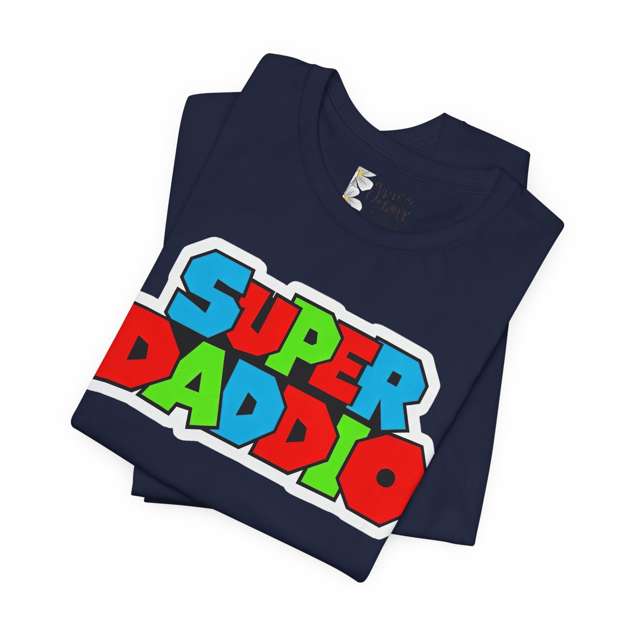 Super Daddio T-Shirt — Retro Gamer Dad Father's Day Tee