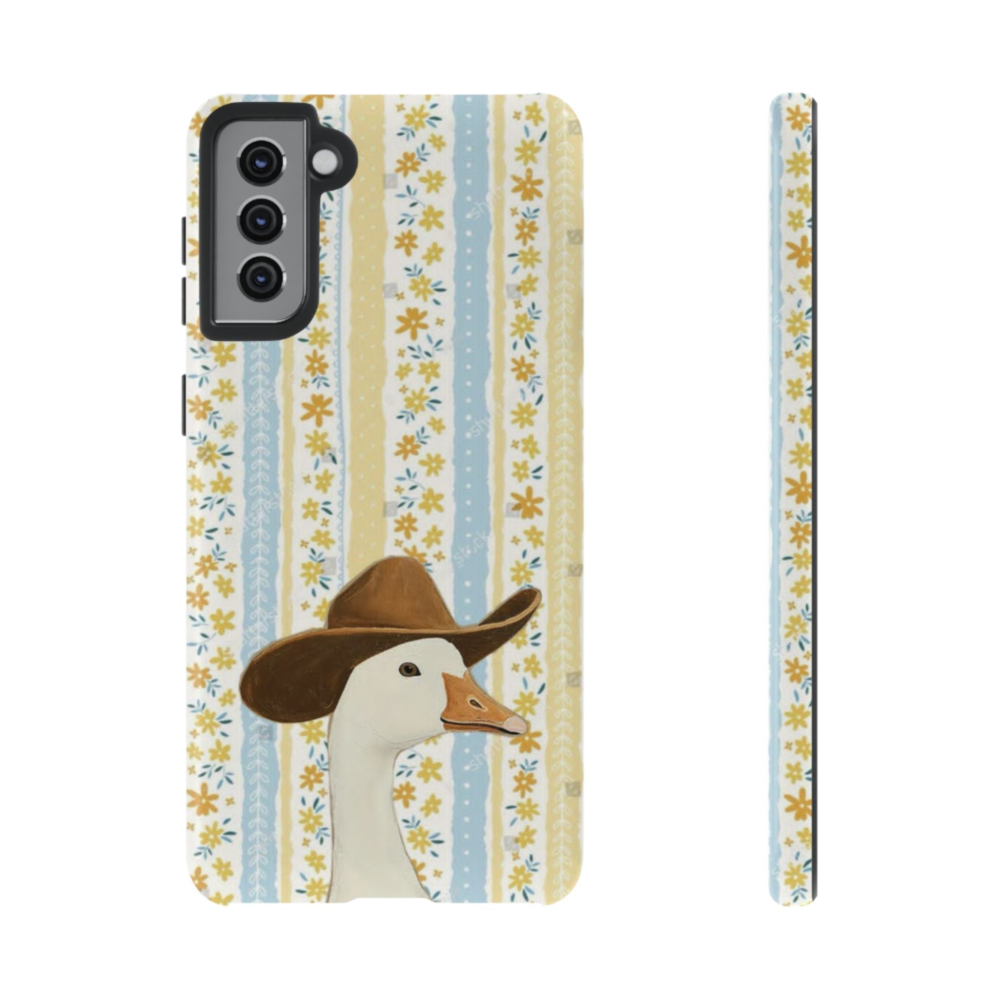 Goose Cowboy Phone Case – Cute Country Floral iPhone Cover