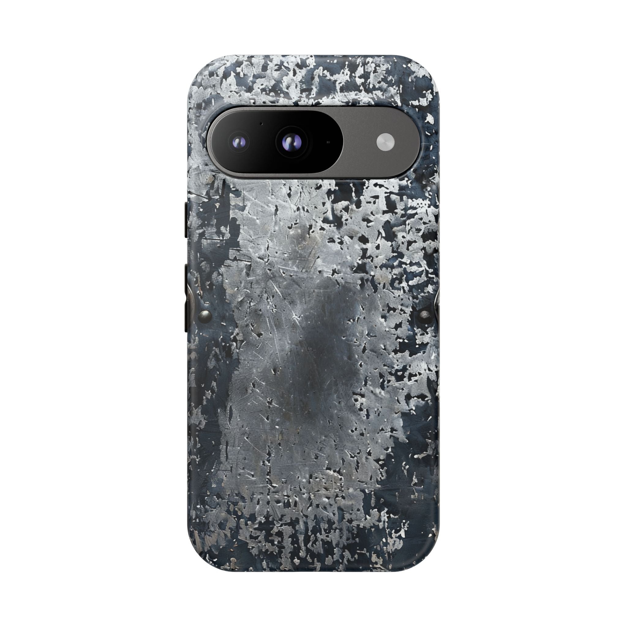 Rugged Rusted Metal Phone Case — Industrial Distressed Armor for iPhone
