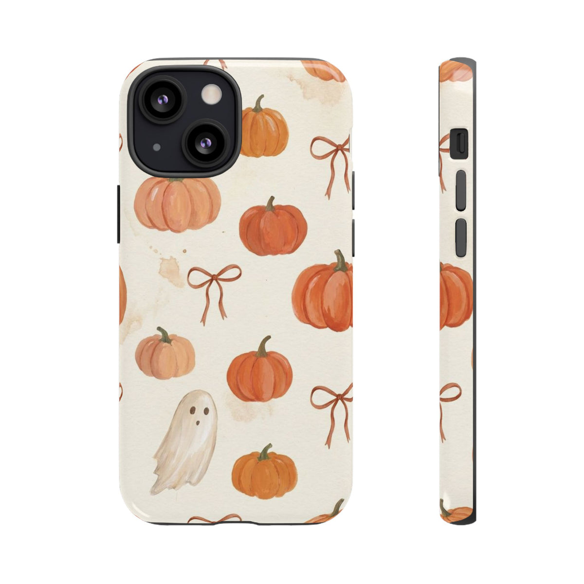 Autumn Pumpkin Ghost Tough Phone Case
