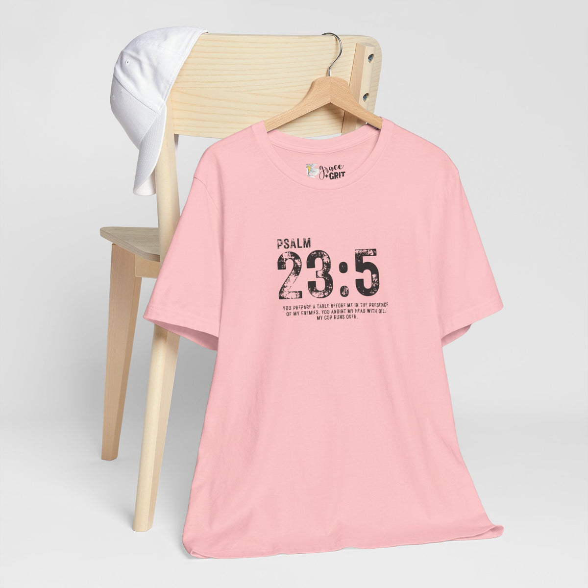 Psalm 23:5 T‑Shirt — Christian Inspirational Scripture Tee