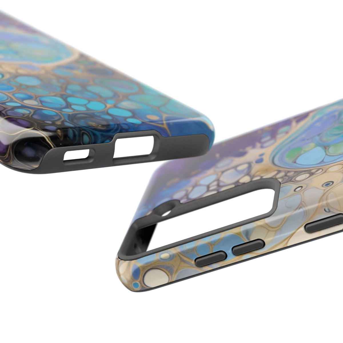 Abstract Ocean Bubble Tough Phone Case