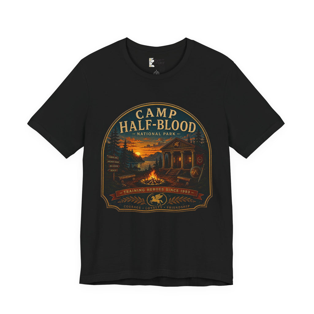 Camp Half-Blood Graphic Tee — Vintage National Park Percy Jackson Shirt