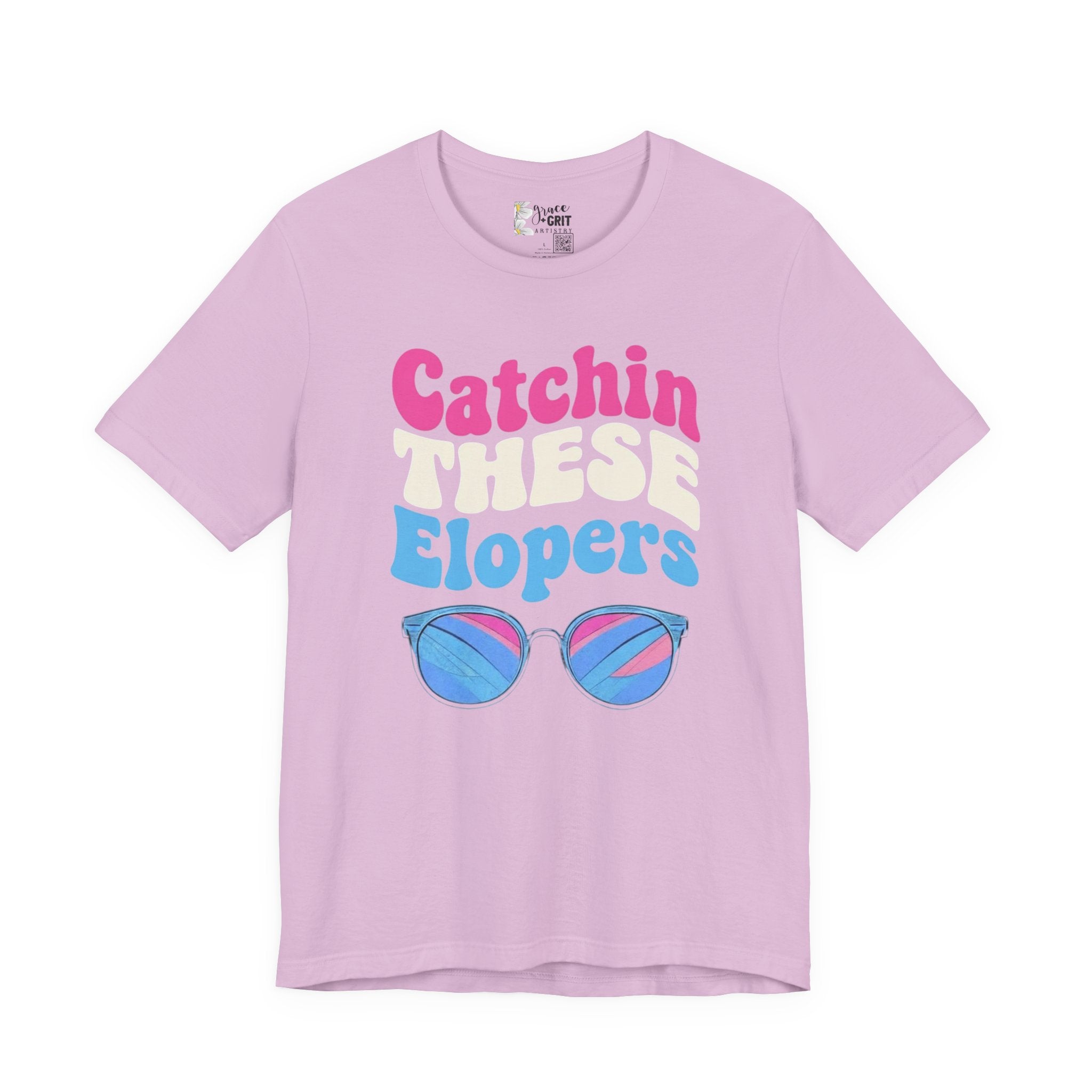 Catchin These Elopers T-Shirt | Sunglasses Beach Elopement Tee