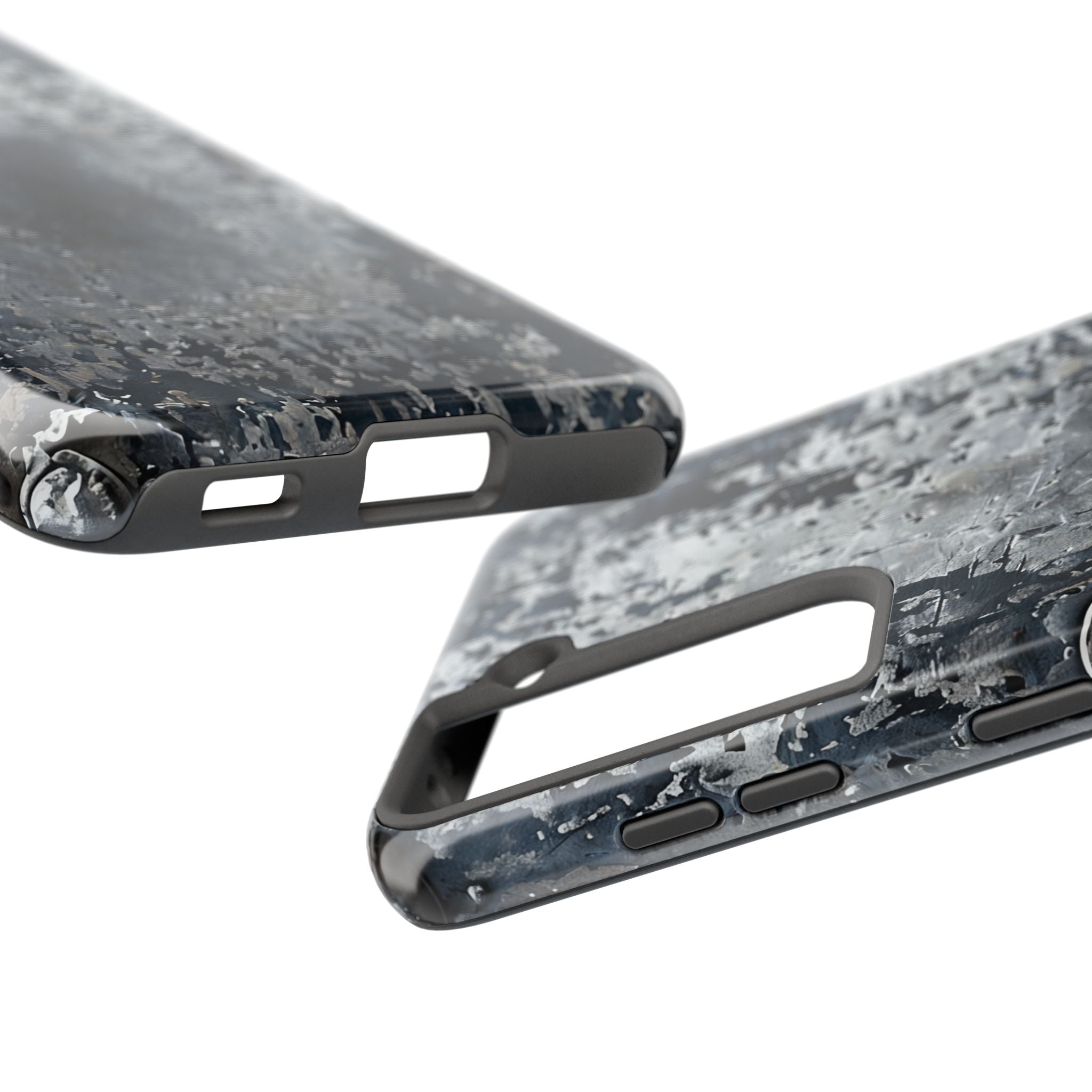 Rugged Distressed Metal Phone Case — Industrial Grunge iPhone Cover