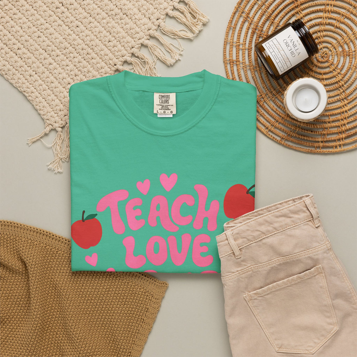 Teach Love Inspire Apple T-Shirt