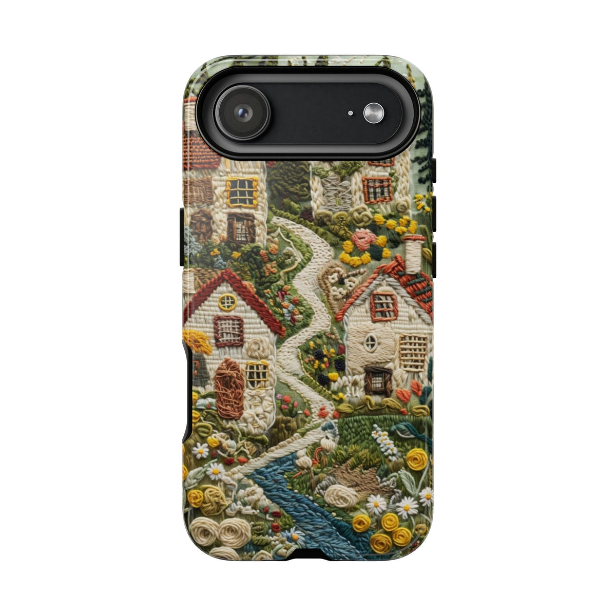 Cottagecore Garden Village Phone Case