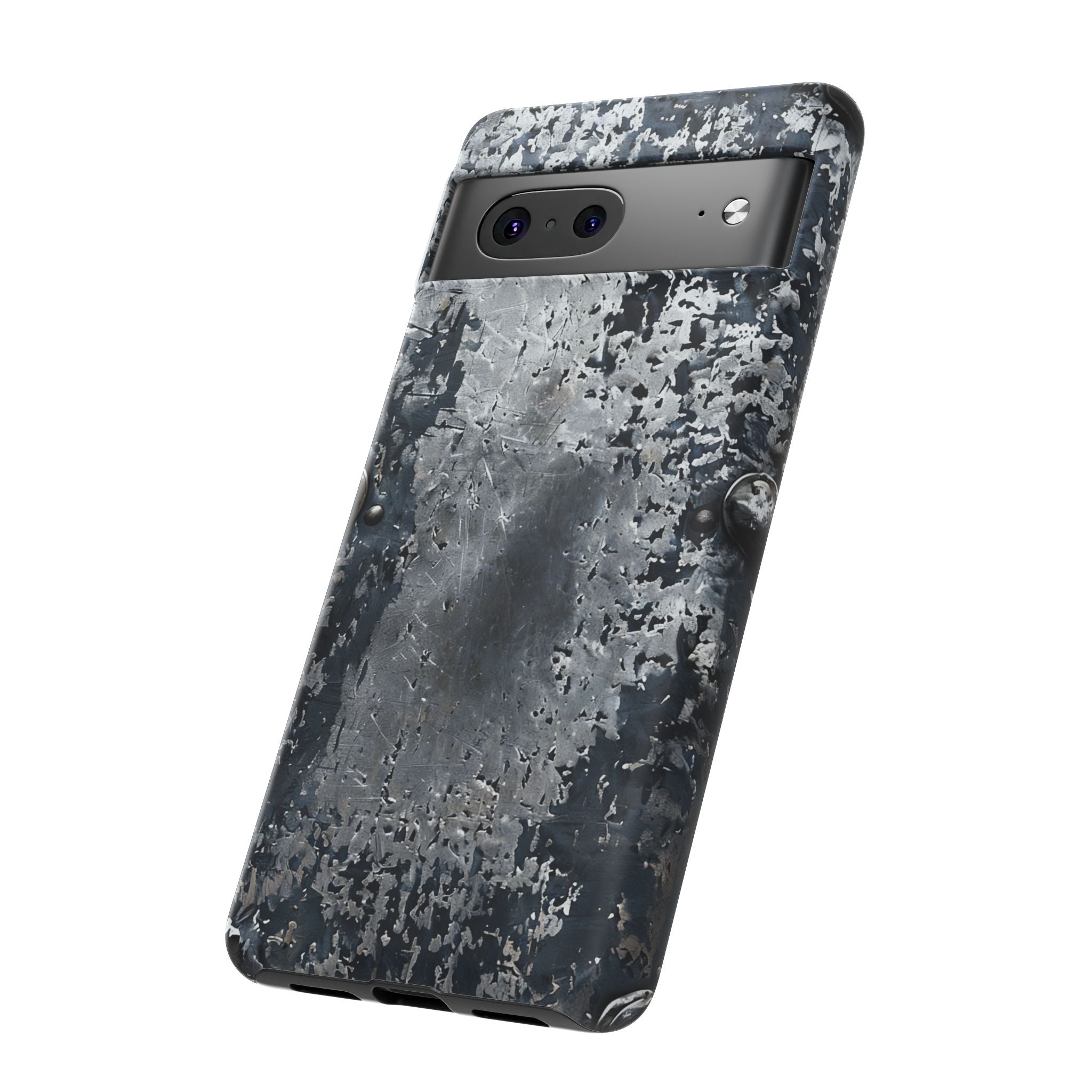 Rugged Rusted Metal Phone Case — Industrial Distressed Armor for iPhone